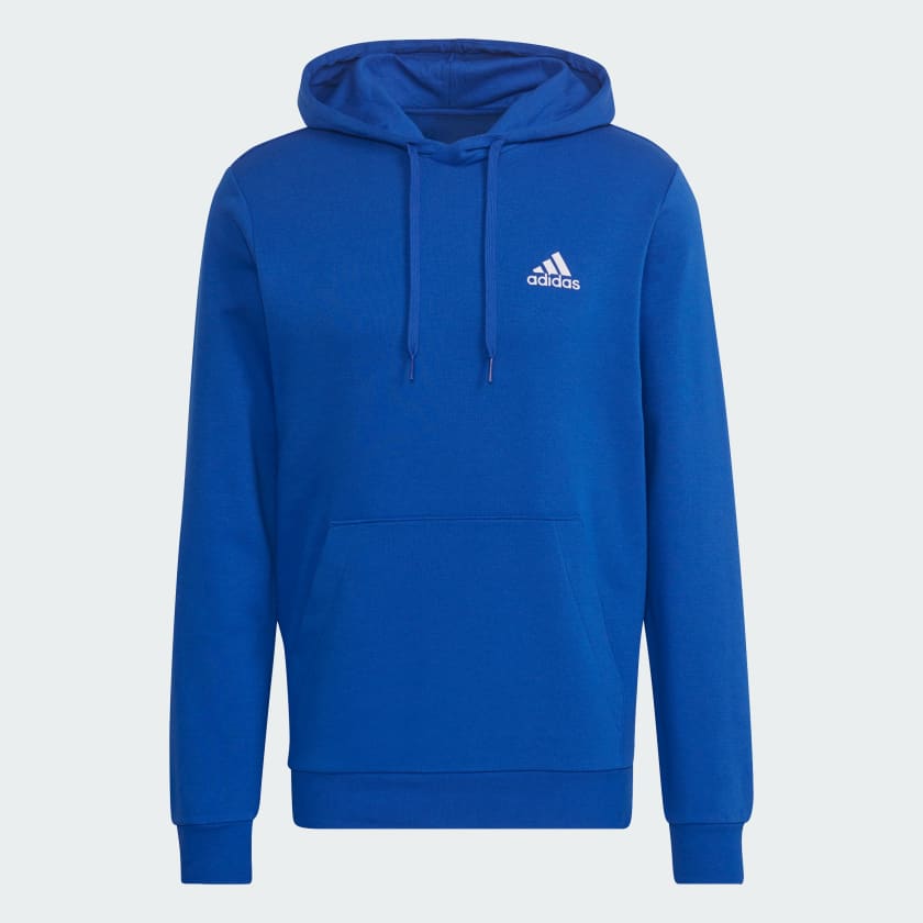 adidas Essentials Fleece Hoodie Blue adidas New Zealand