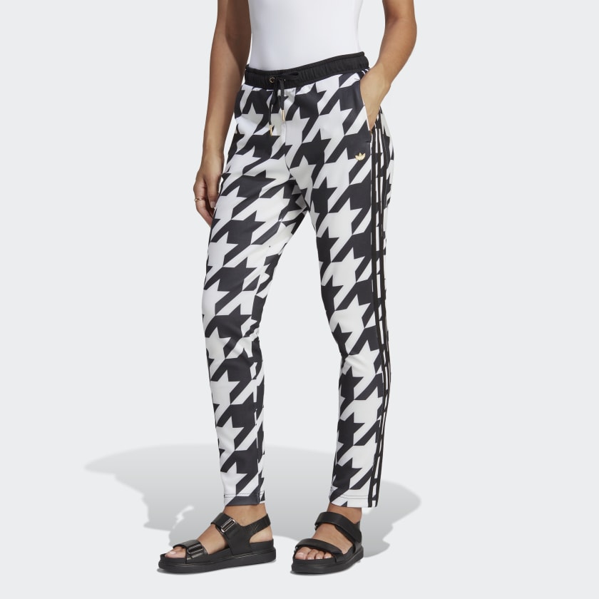 Krazy Larry PullOn Ankle Pants in Mini Houndstooth  Island Pursuit