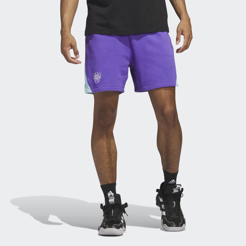 adidas D.O.N. Excellence Shorts - Purple | adidas Vietnam