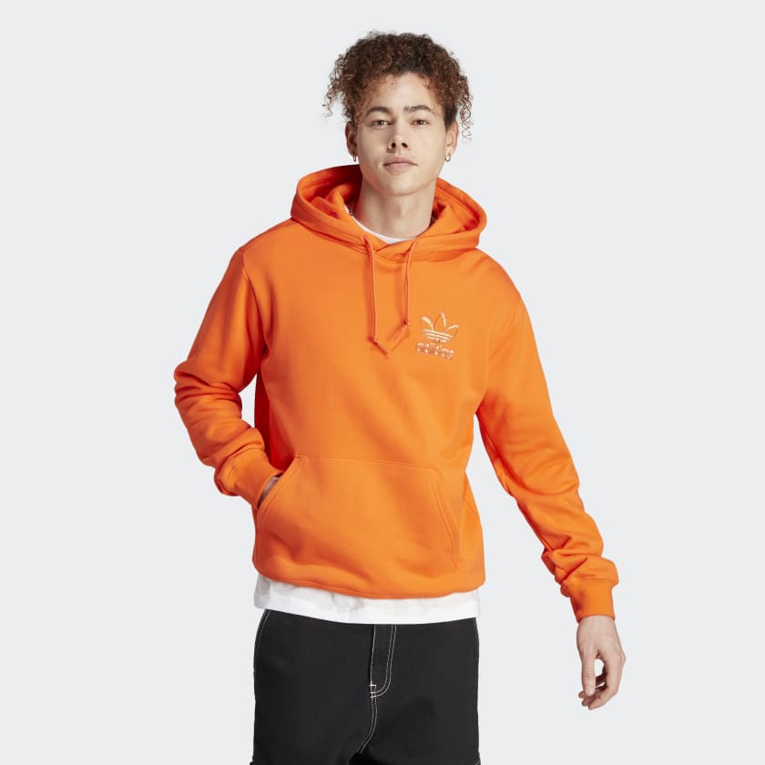 adidas Graphics Trefoil Hoodie - Orange | Men's Lifestyle | adidas