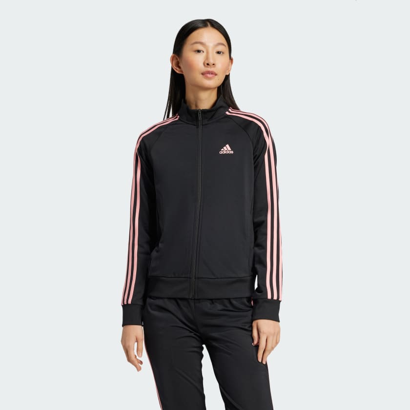 超歓迎された Warm-Up Essentials Primegreen adidas Slim Track 3-Stripes ウォーキング・ランニングウェア