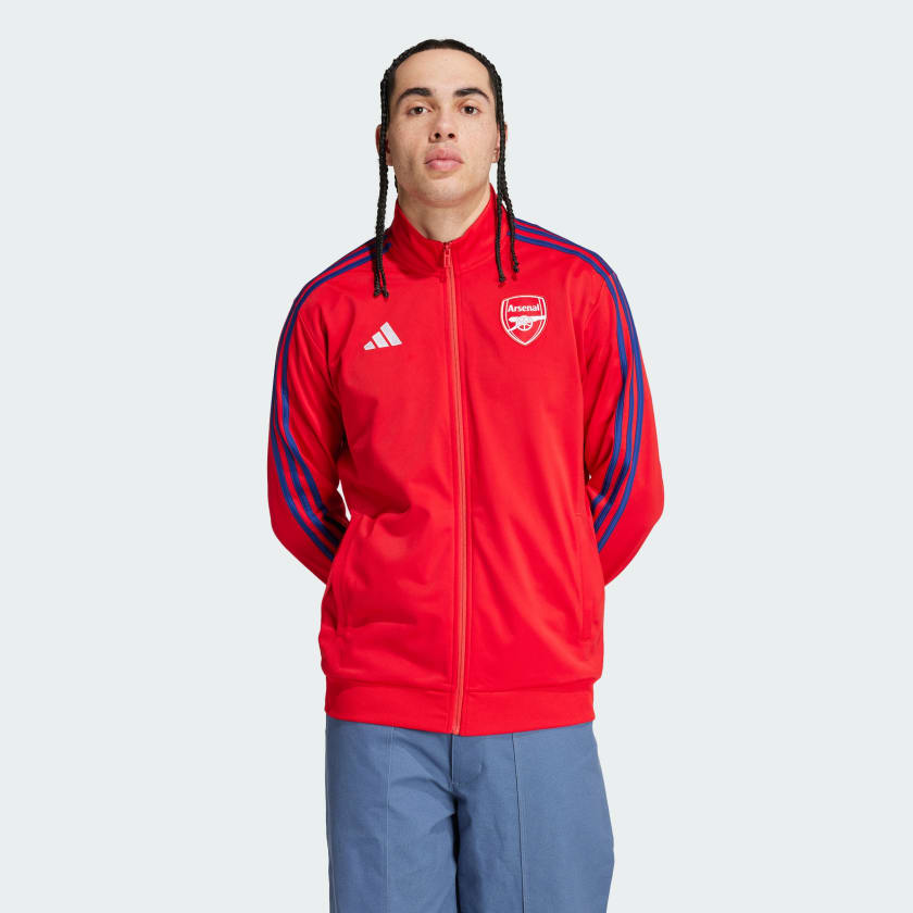 adidas Arsenal DNA Track Top Red Free Shipping with adiClub adidas US