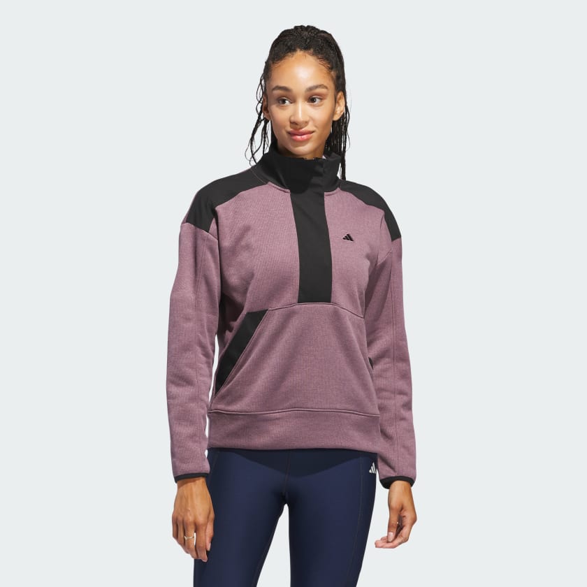 Quarter zip jacket women's top
