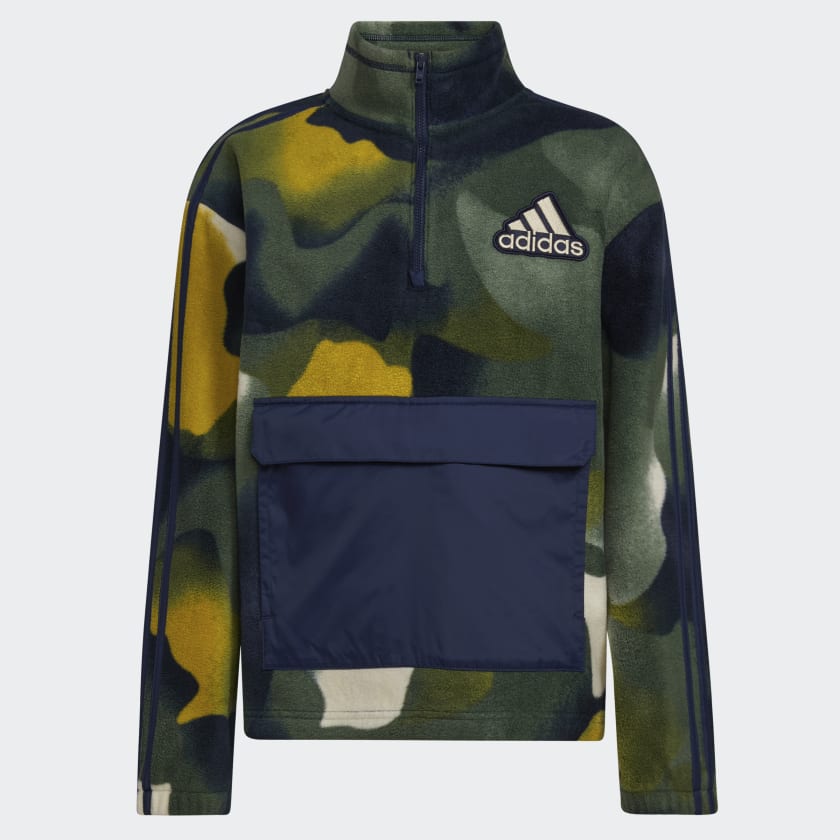 Adidas cozy half zip hoodie sales