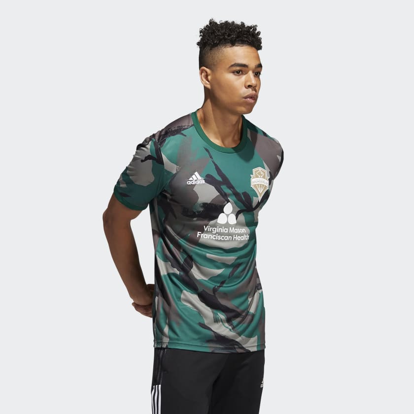 ⚽️ adidas Seattle Sounders Pride Pre-Match Jersey - White