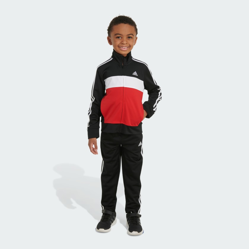 adidas CBLOCK TRICOT TRACK SET - Black | Kids' Lifestyle | adidas US
