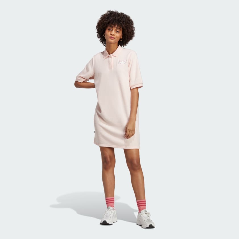 Vestido adidas rosa deals