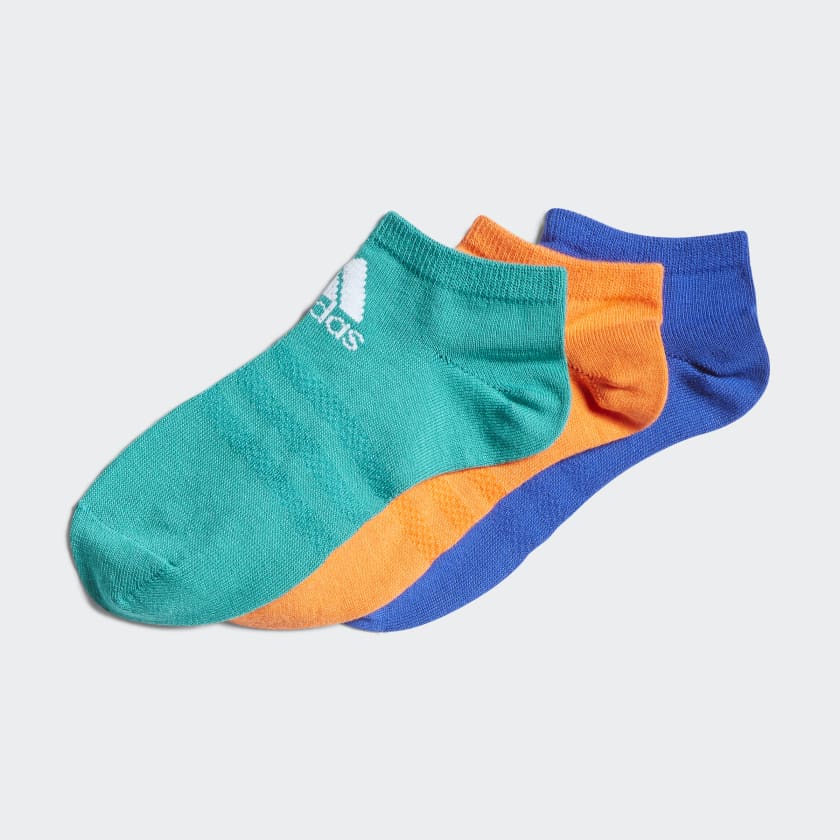 adidas Low Socks 3 Pairs - Blue | adidas India