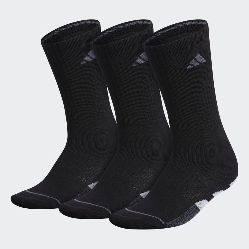 adidas Cushioned Crew Socks 3 Pairs - Black | Women's Training | adidas US