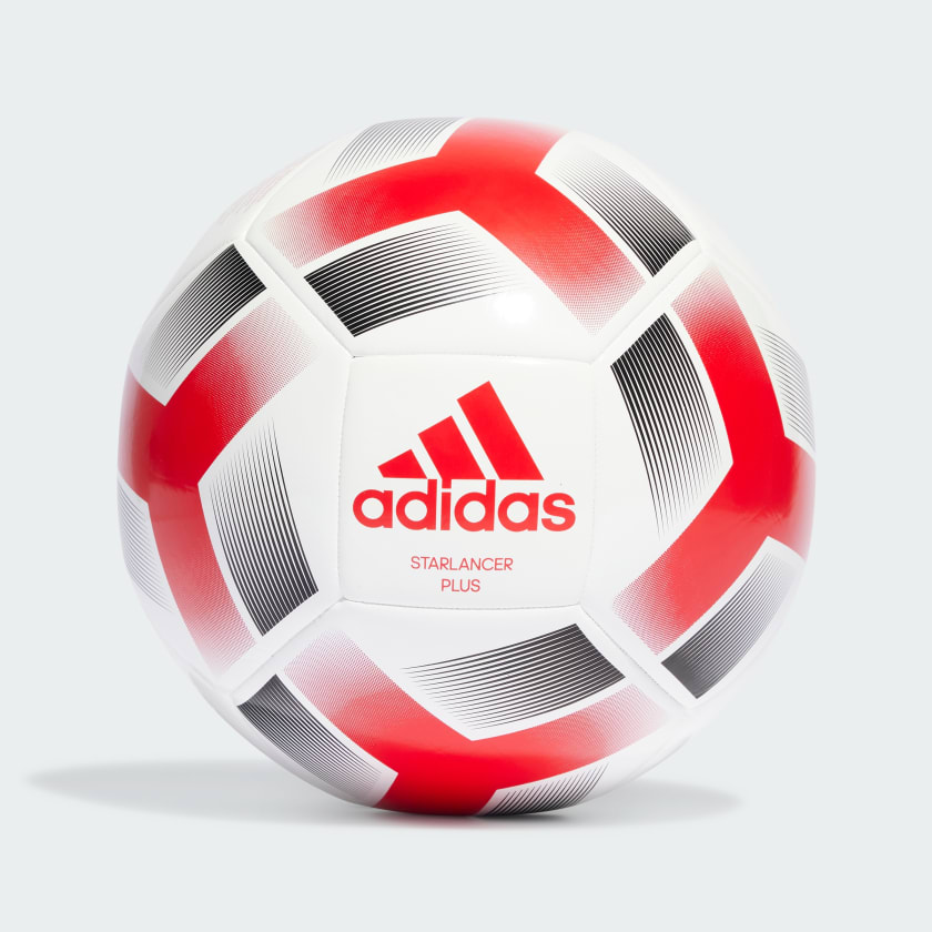 adidas Ballon Starlancer Training - Blanc/Argenté/Rouge/Bleu