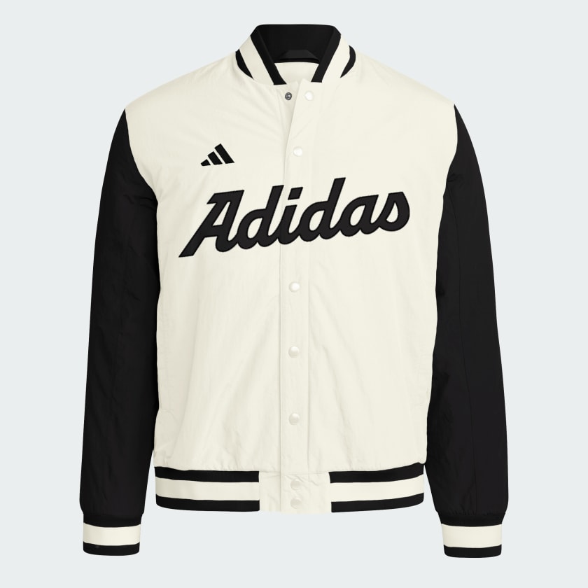 adidas Dugout Coaches Jacket - White | Free Shipping with