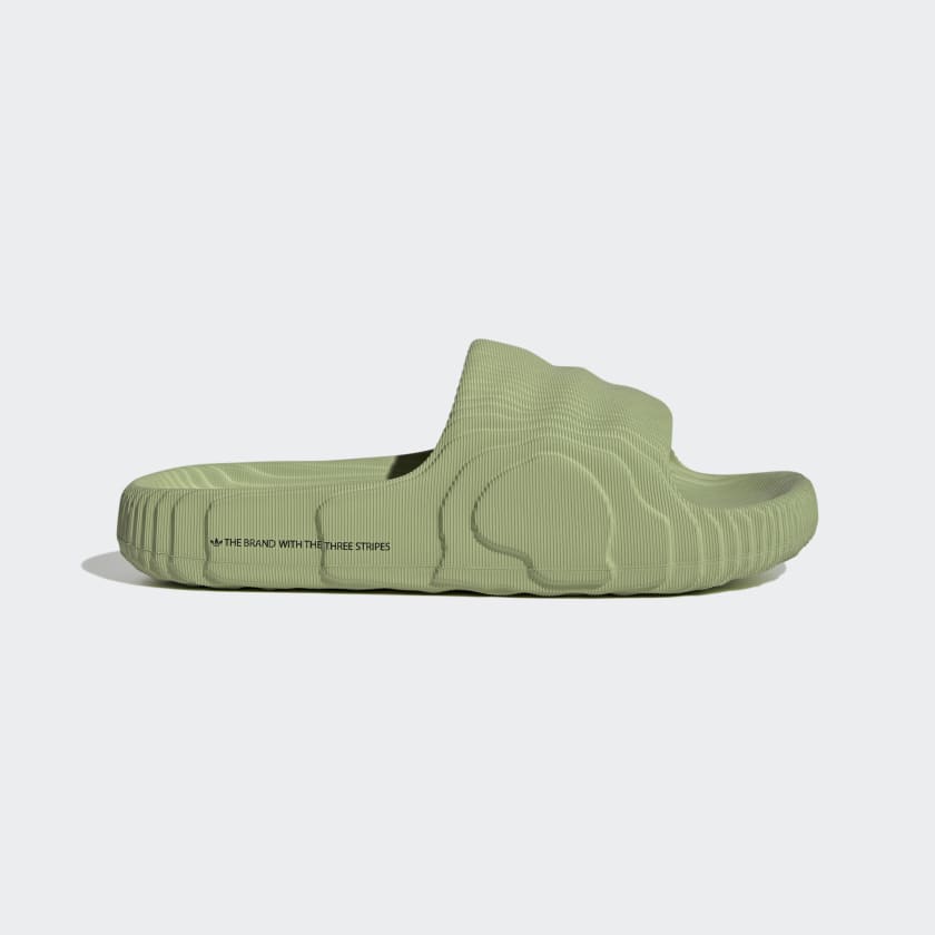 green adidas slides