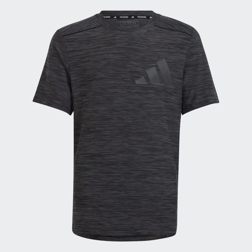 Adidas originals high-collar t shirt - ash heather online