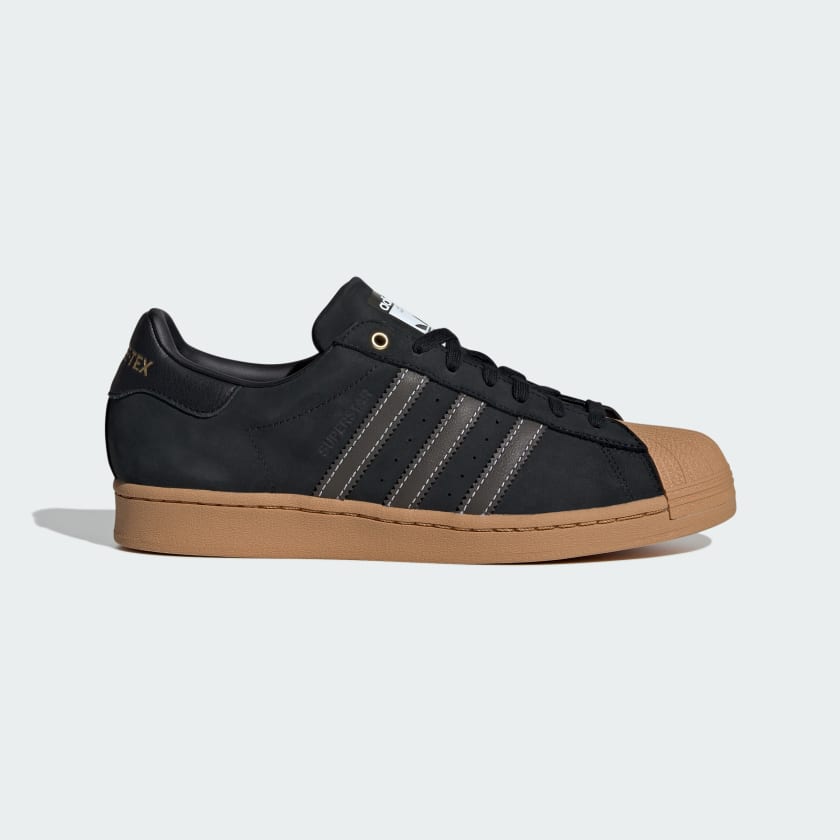 Adidas superstar black shiny store