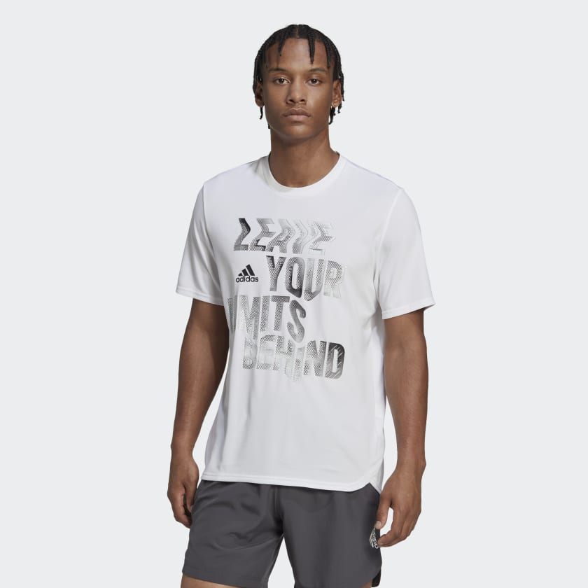Camiseta Designed for Movement AEROREADY HIIT Slogan Training - Blanco | adidas España