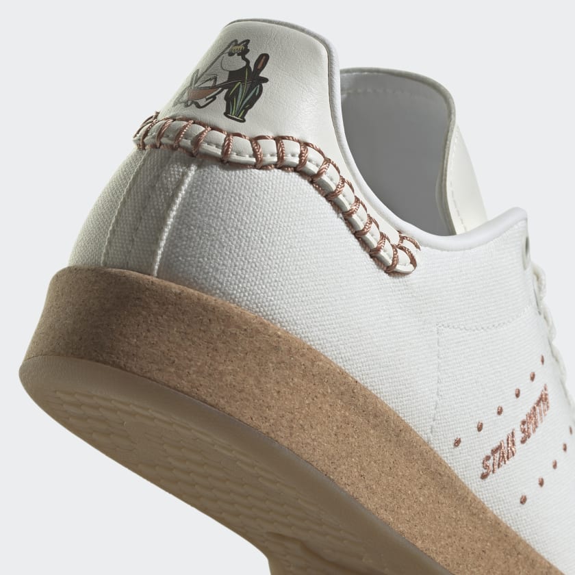 NEW ADIDAS STAN SMITH X MOOMIN TRAINERS REAR SHOES SIZE 5, 6