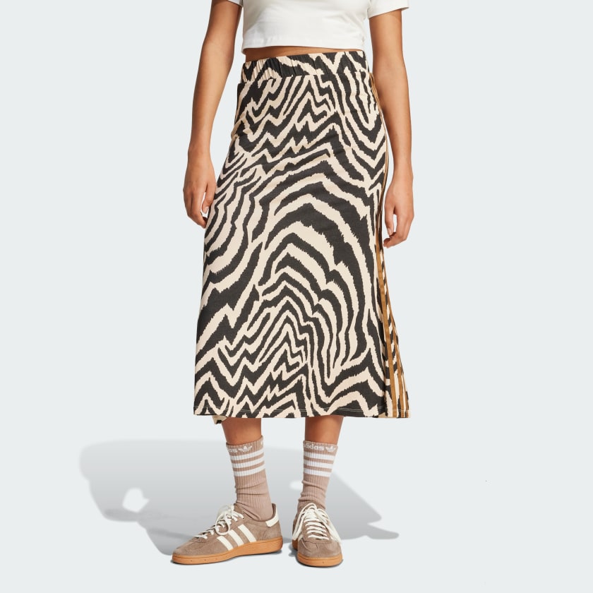 Adidas maxi skirt with 3 stripes new arrivals