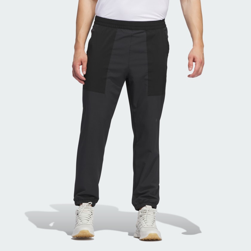 Black adidas golf pants discount