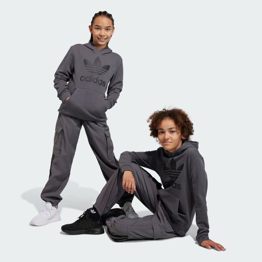 adidas Trefoil Hoodie Grey adidas Turkiye