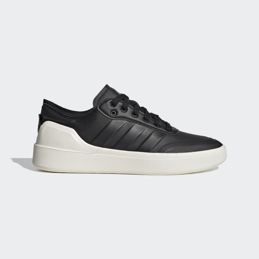 Adidas cloudfoam white and black discount