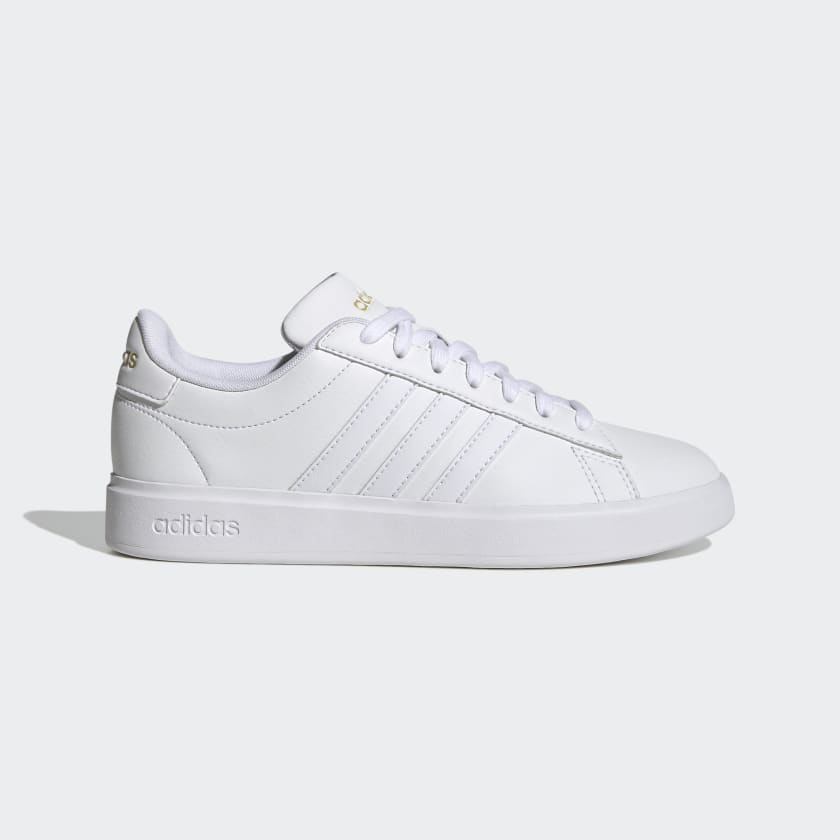 Mens white top adidas cloudfoam