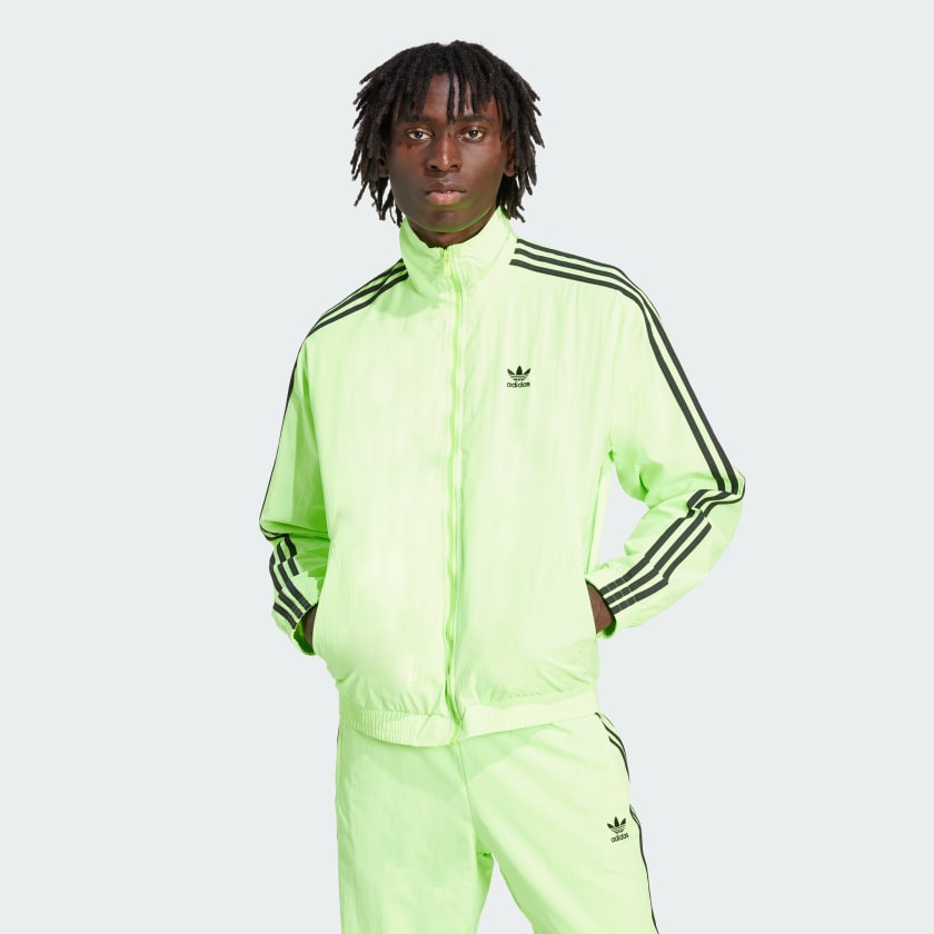 ジャージ ADIDAS FIREBIRD TRACK TOP 5FT1866 adidas Adicolor Woven Firebird Track Top - Green | Free