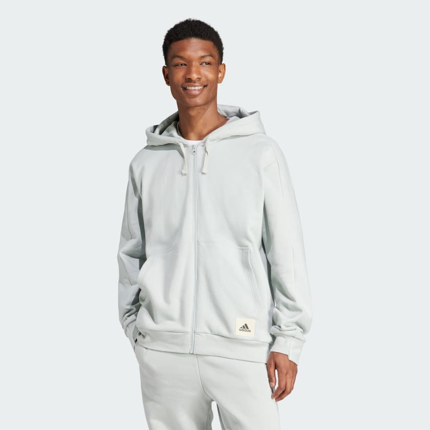 Men's french terry zip hoodie store