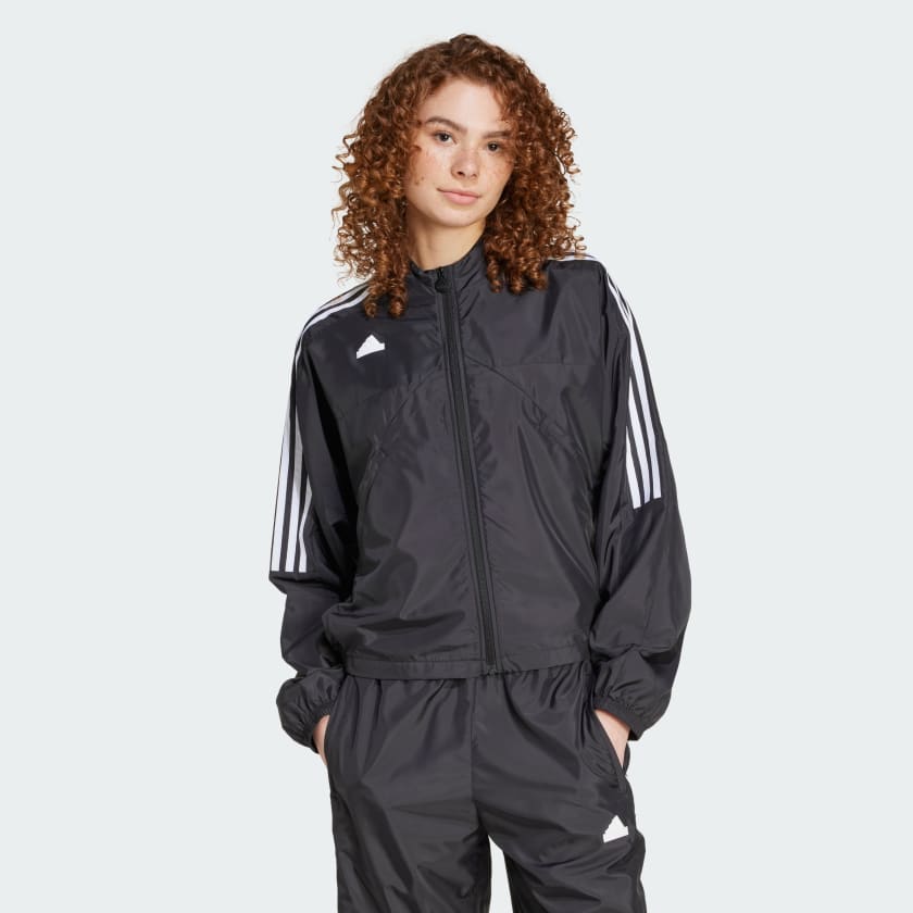 adidas Tiro Cut 3 Stripes Summer Woven Track Jacket Black Free Shipping with adiClub adidas US