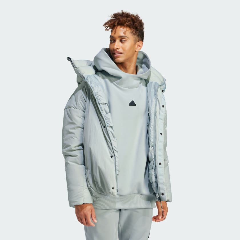 Giacca adidas grigia top