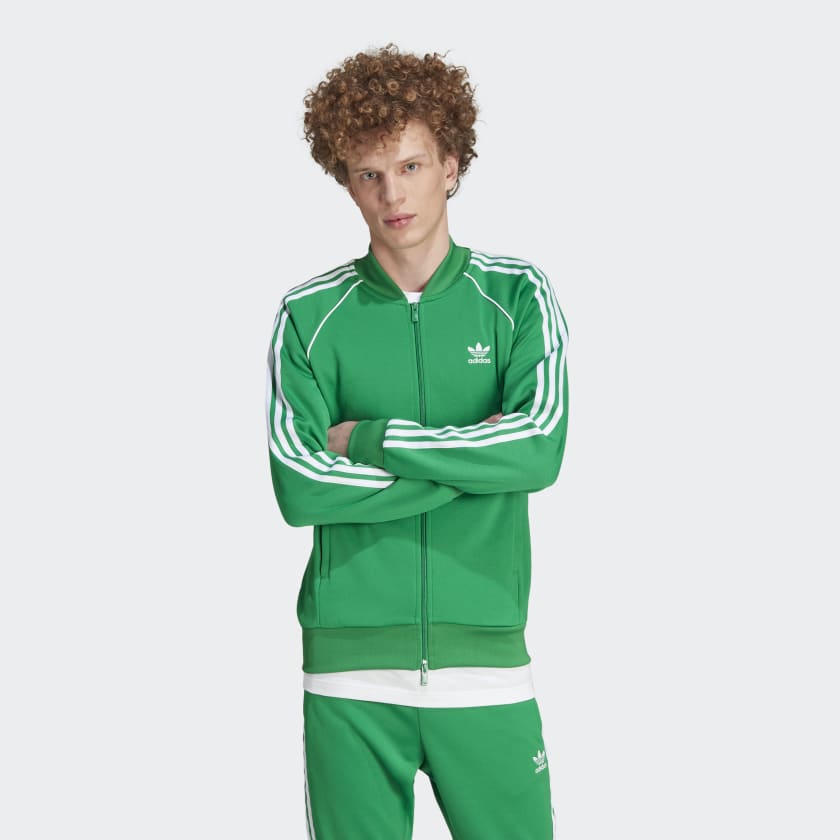 - SST US | adidas Green adidas Classics Men\'s Lifestyle Track Adicolor | Jacket