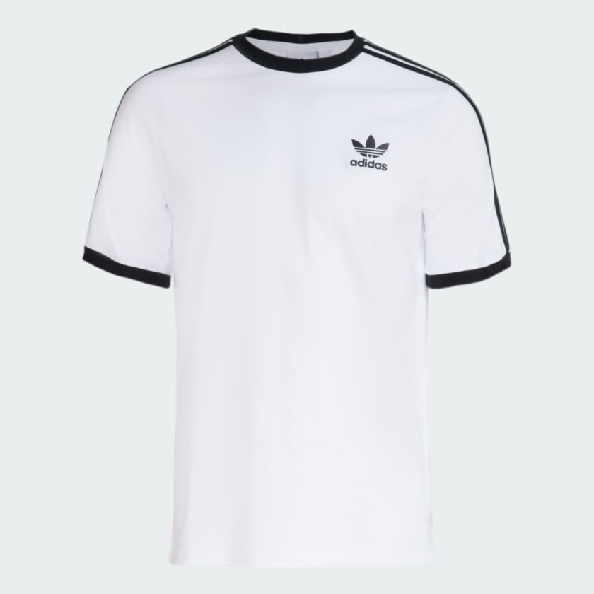 Adidas trefoil tee 3 stripes best sale