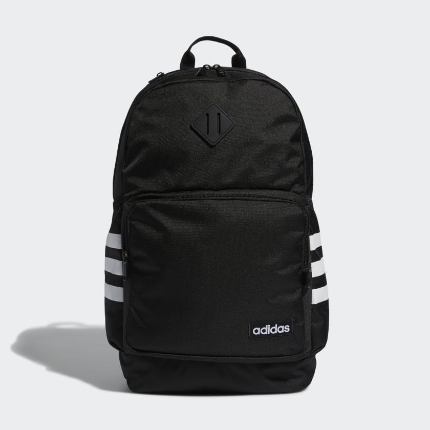 adidas Classic 3-Stripes Backpack - Black | adidas Canada