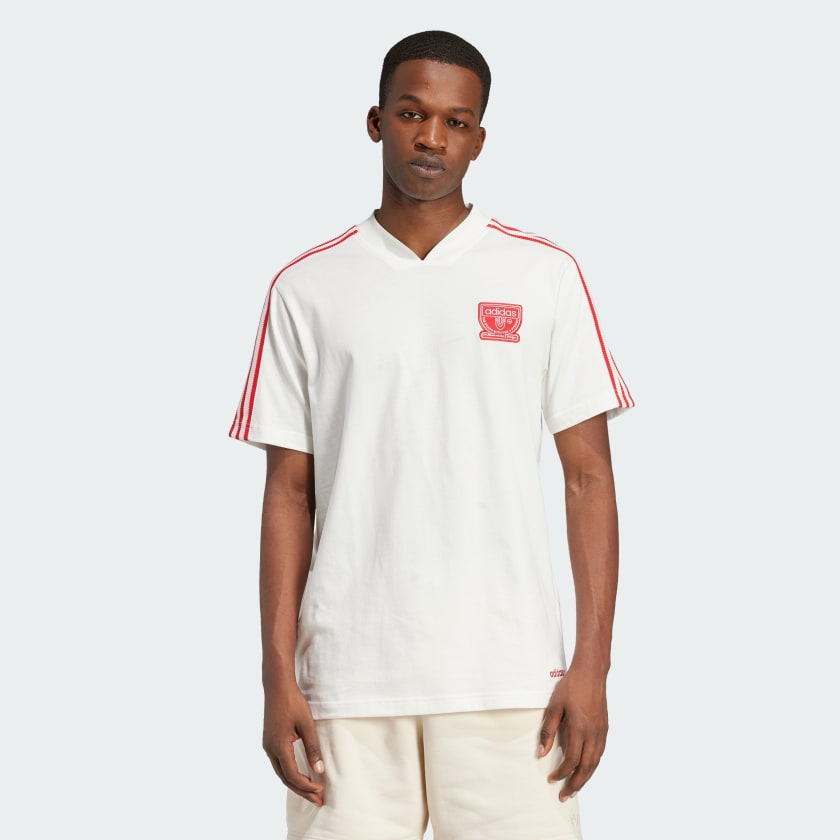 ★★Adairs★★ graphic tee white red IX9633 adidas Graphic T-Shirt - White | adidas UK