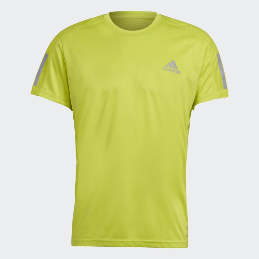 adidas Own the Run Tee - Yellow | adidas Turkey