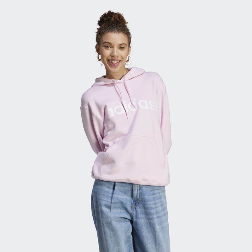 Essentials linear hoodie adidas sales