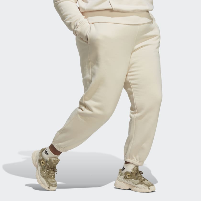 adidas Essentials Fleece Joggers (Plus Size) - White | Women's Lifestyle |  adidas US