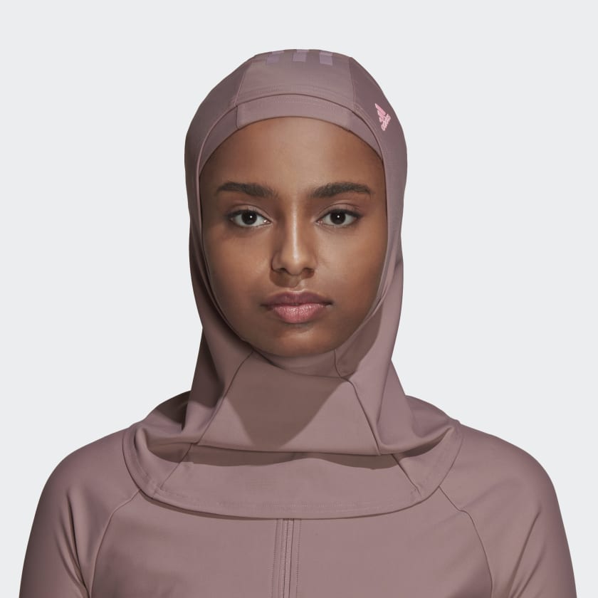 adidas 3-Stripes Swim Hijab Purple Women | adidas US