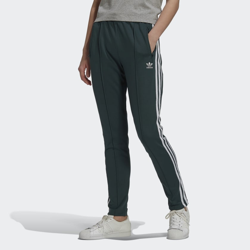 Adidas Track Pants Slim Fit, Women's Fashion, Bottoms, Other Bottoms on  Carousell