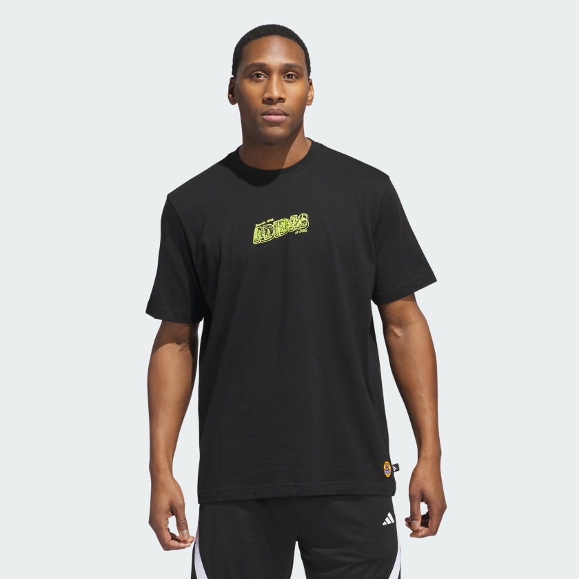 adidas LIL S LOST TEE - Black | Free Shipping with adiClub