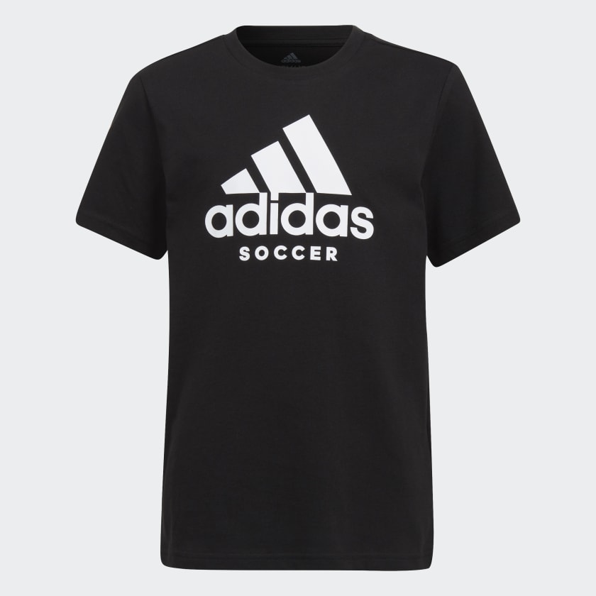 Soccer Logo Tee - Black