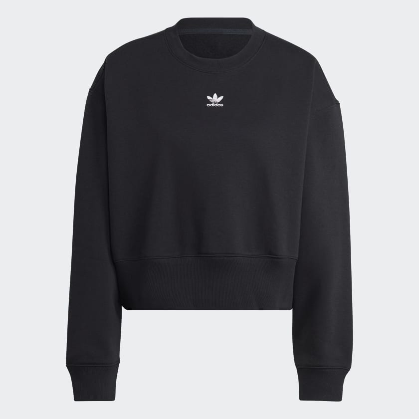adidas Adicolor Essentials Crew Sweatshirt Black adidas UK