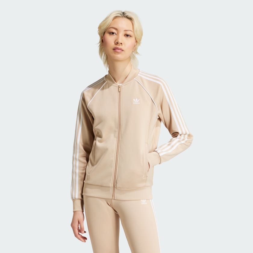 Adidas beige top deals
