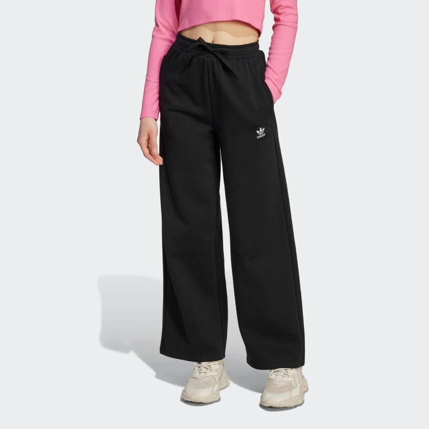 adidas Wide Leg Pants - Black | Free Shipping with adiClub