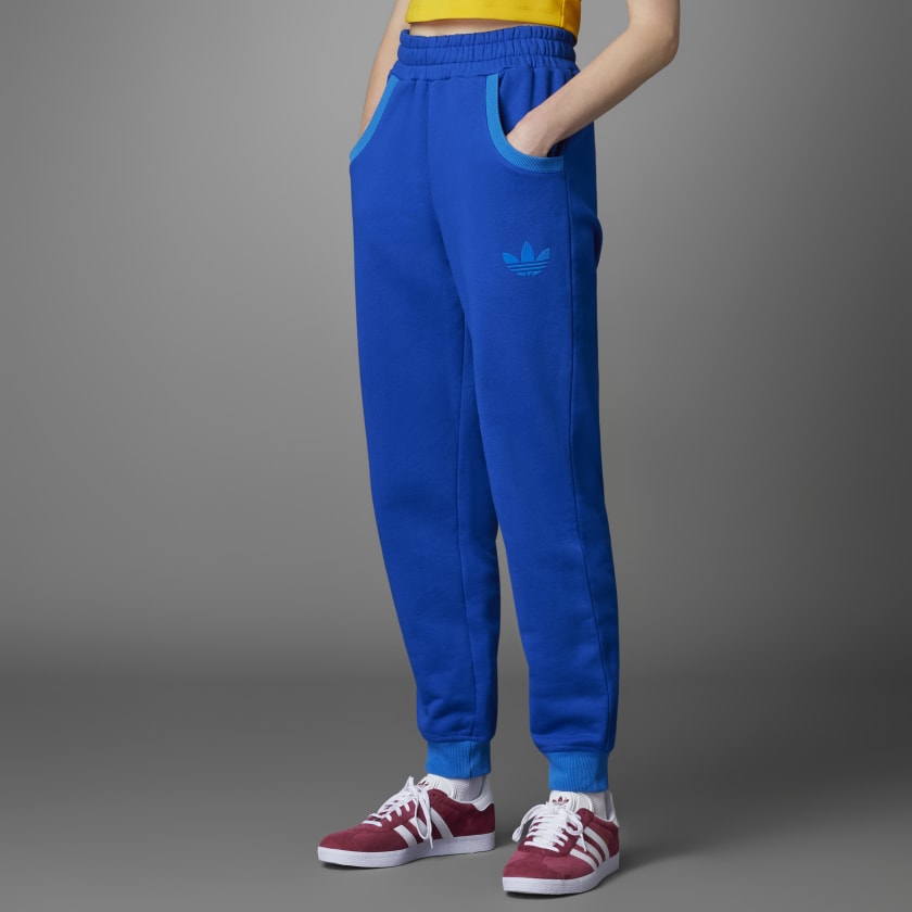 ADIDAS ORIGINALS ADICOLOR CLASSICS 3 STRIPES REGULAR JOGGER PANT, Bright  blue Women's Casual Pants