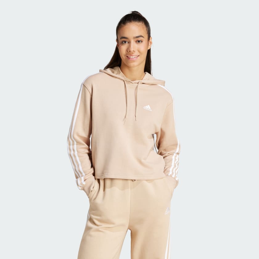 Sudaderas adidas mujer beige deals