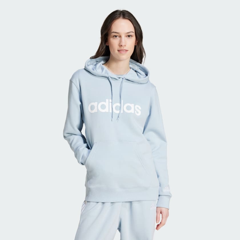 adidas Essentials Linear Hoodie Blue adidas Deutschland