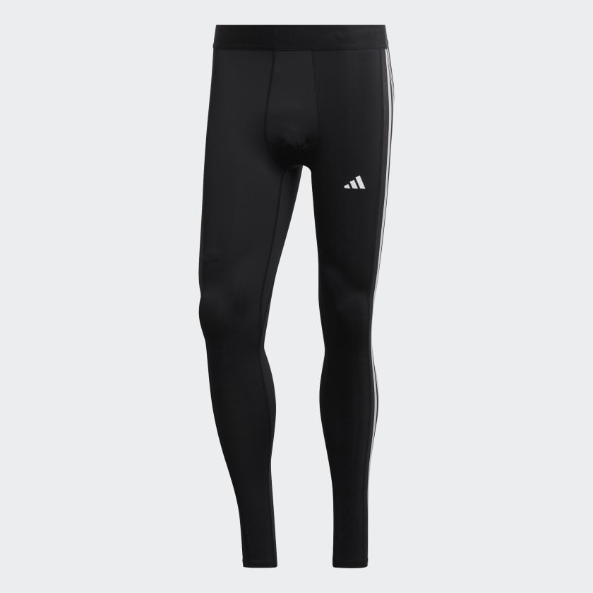 Adidas three stripe leggings black cheap