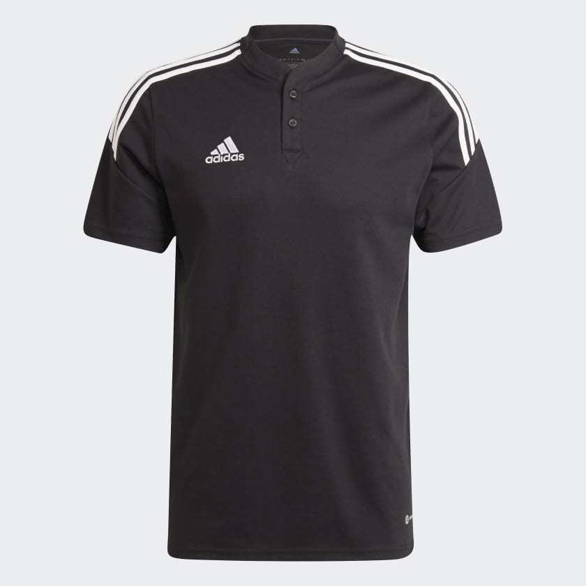 Polera con Cuello Condivo 22 Negro adidas adidas Chile