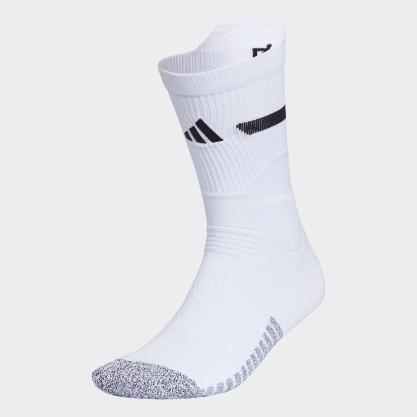 adidas Adizero Football Cushioned Crew Socks - White, EW0767