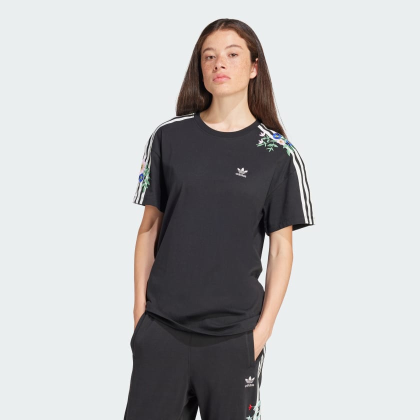 Playeras adidas flores online